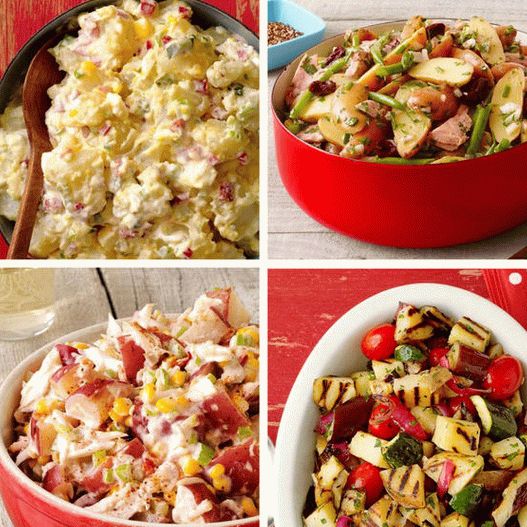 “50土豆沙拉食谱的照片”