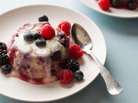 “柠檬软糖面包布丁的照片”