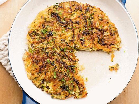 “欧洲防风草照片土豆煎饼”