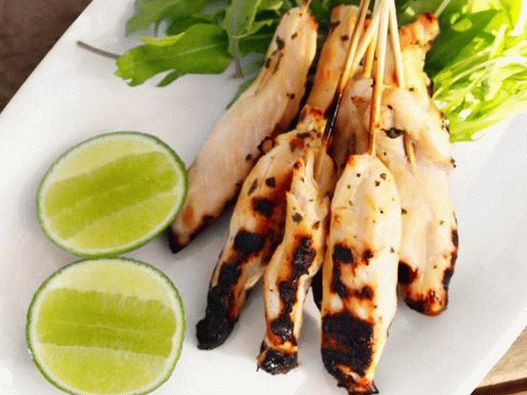 “腌料鸡肉串” “腌料鸡肉串”