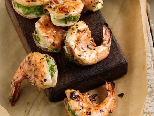 “塞满了香菜和辣椒的巨型虾” “塞满了香菜和辣椒的巨型虾”