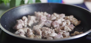 “马苏里拉和鸡肉馅饼