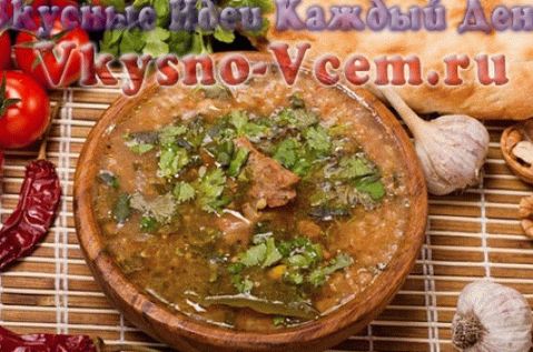 “为冬天调味Kharcho汤”