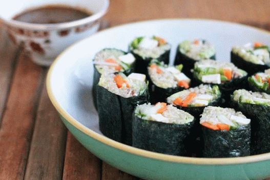 “希腊的照片寿司卷”