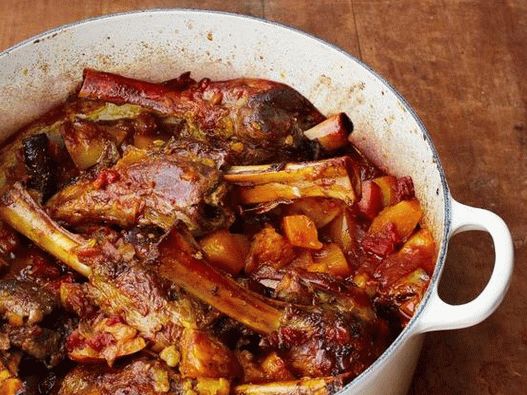 “摩洛哥羊肉腿Tajine”