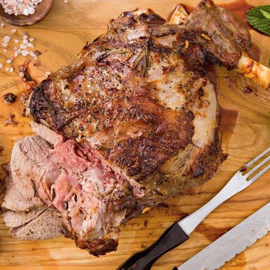 “照片烤羊腿”